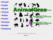 Tablet Screenshot of animalgree.ru